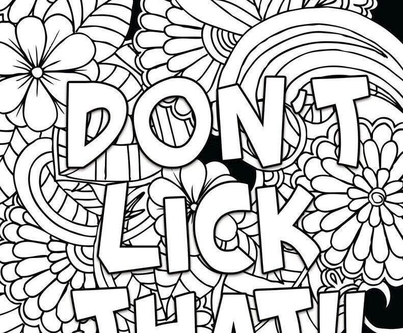 Naughty Coloring Pages Printable