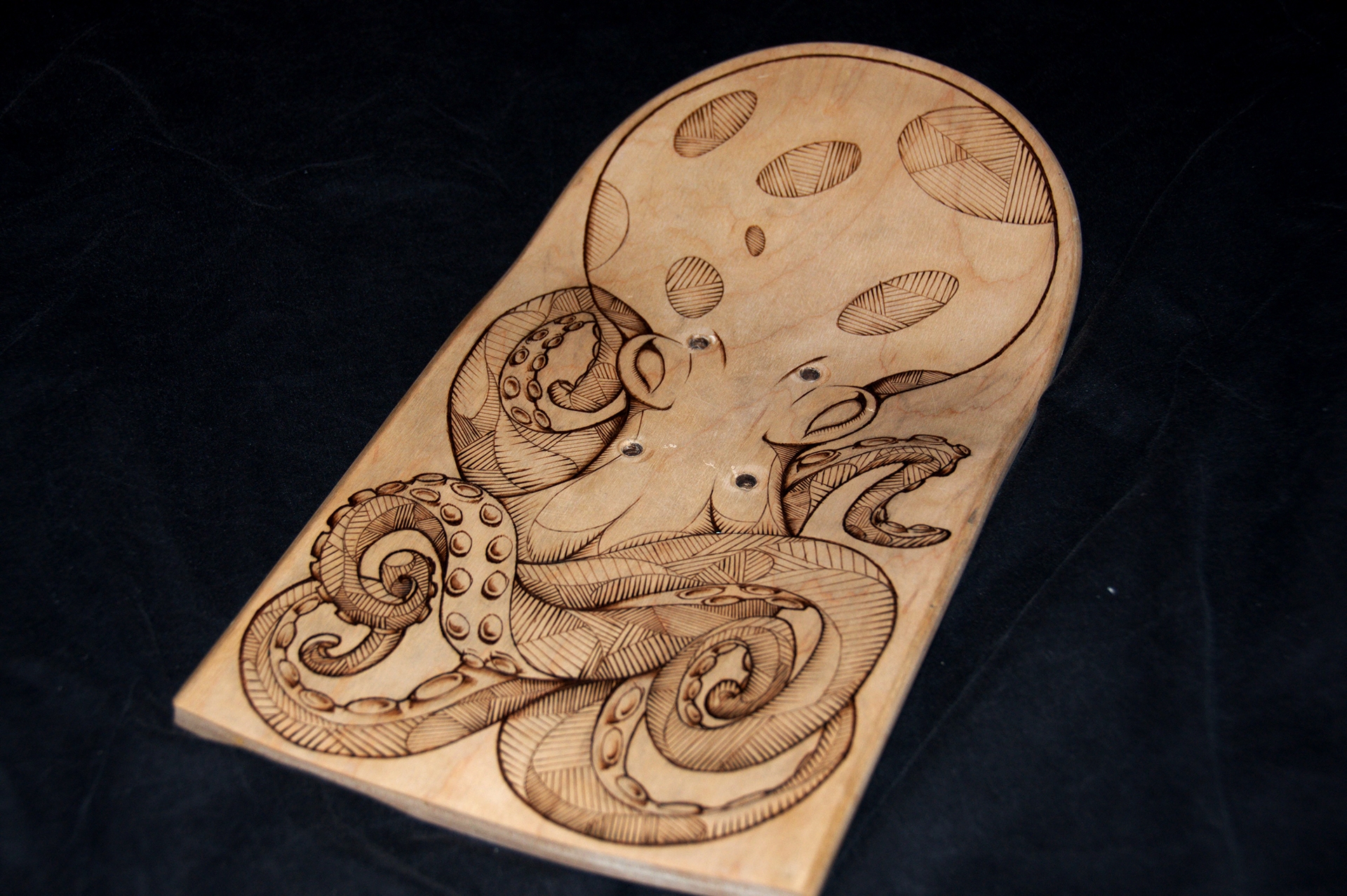 Printable Octopus Pyrography Pattern
