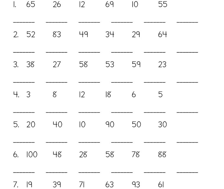 Ordering Numbers Worksheet Have Fun Teaching