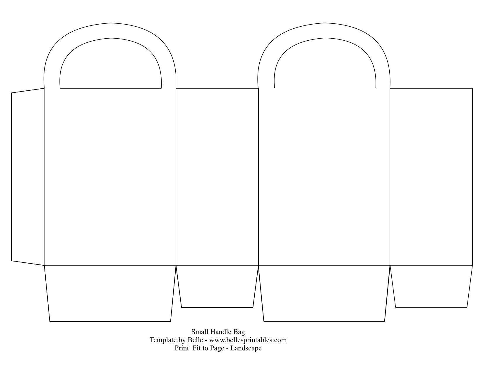Paper Bag Printable Template