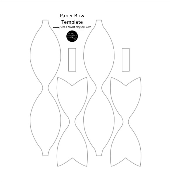Paper Bow Template
