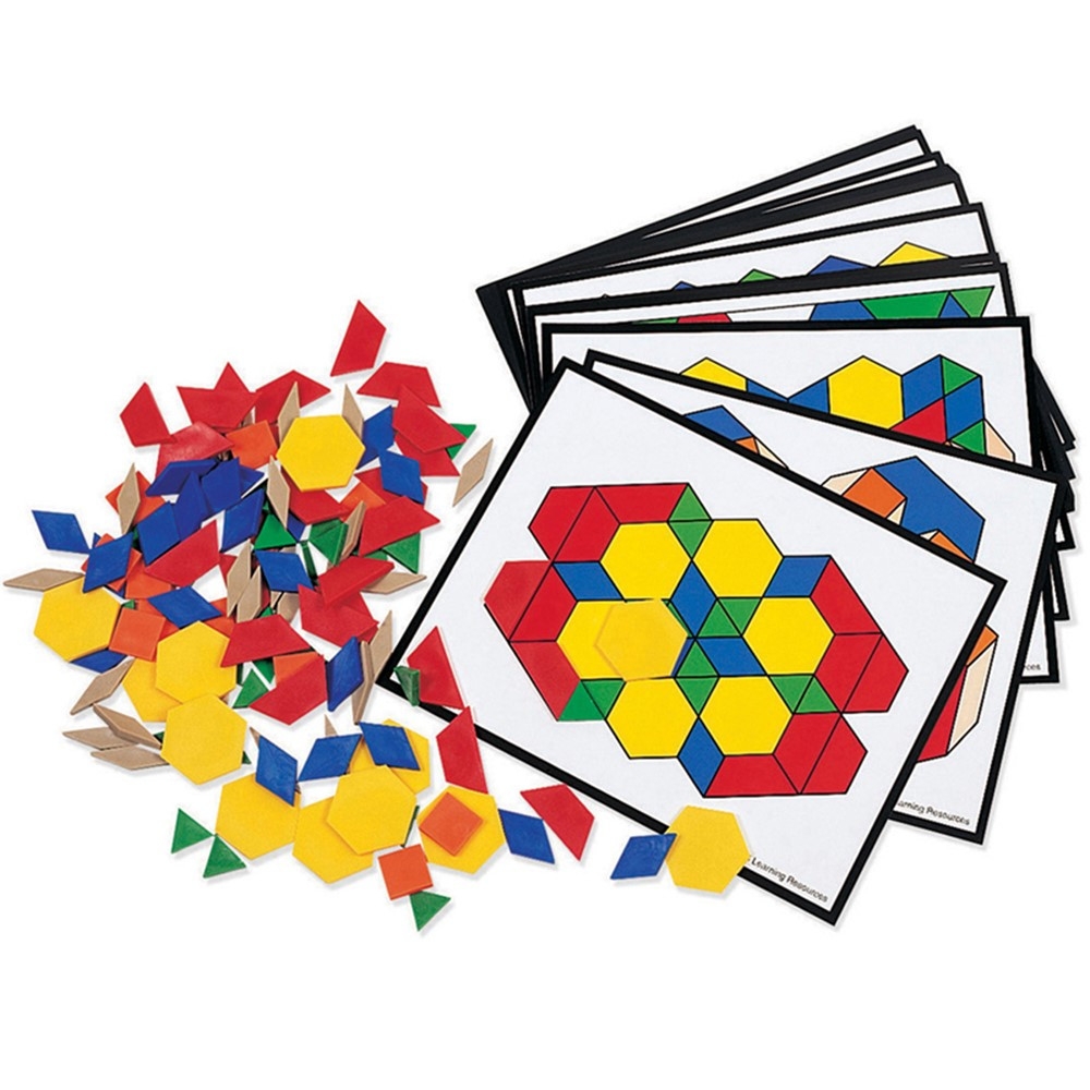 Pattern Block Activity Pack LER0335 Learning Resources Patterning Pattern Block Activity Pack LER0335 Learning Resources Patterning