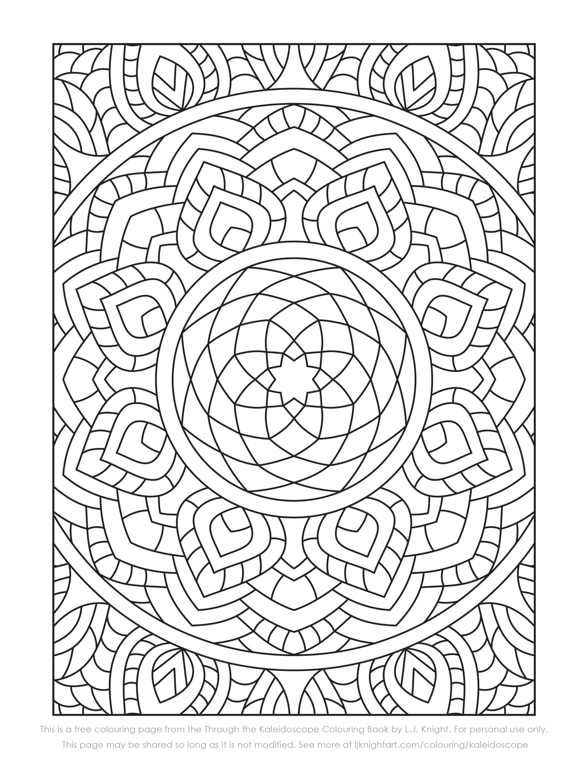 Pattern Coloring Pages