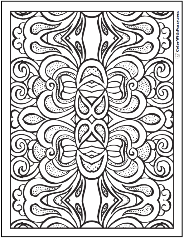 Pattern Printable Coloring Pages