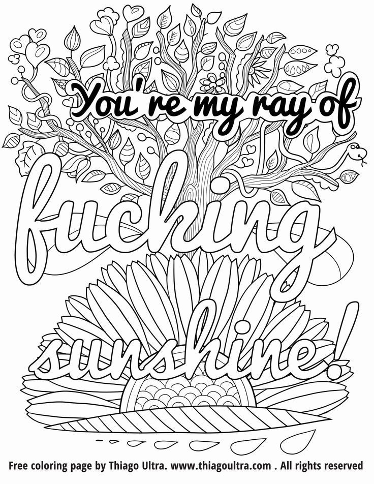 You Are My Person Printable Coloring Page