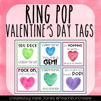 Pop It Printable Valentine Cards Skip To My Lou Ring Pop Valentinepdf 