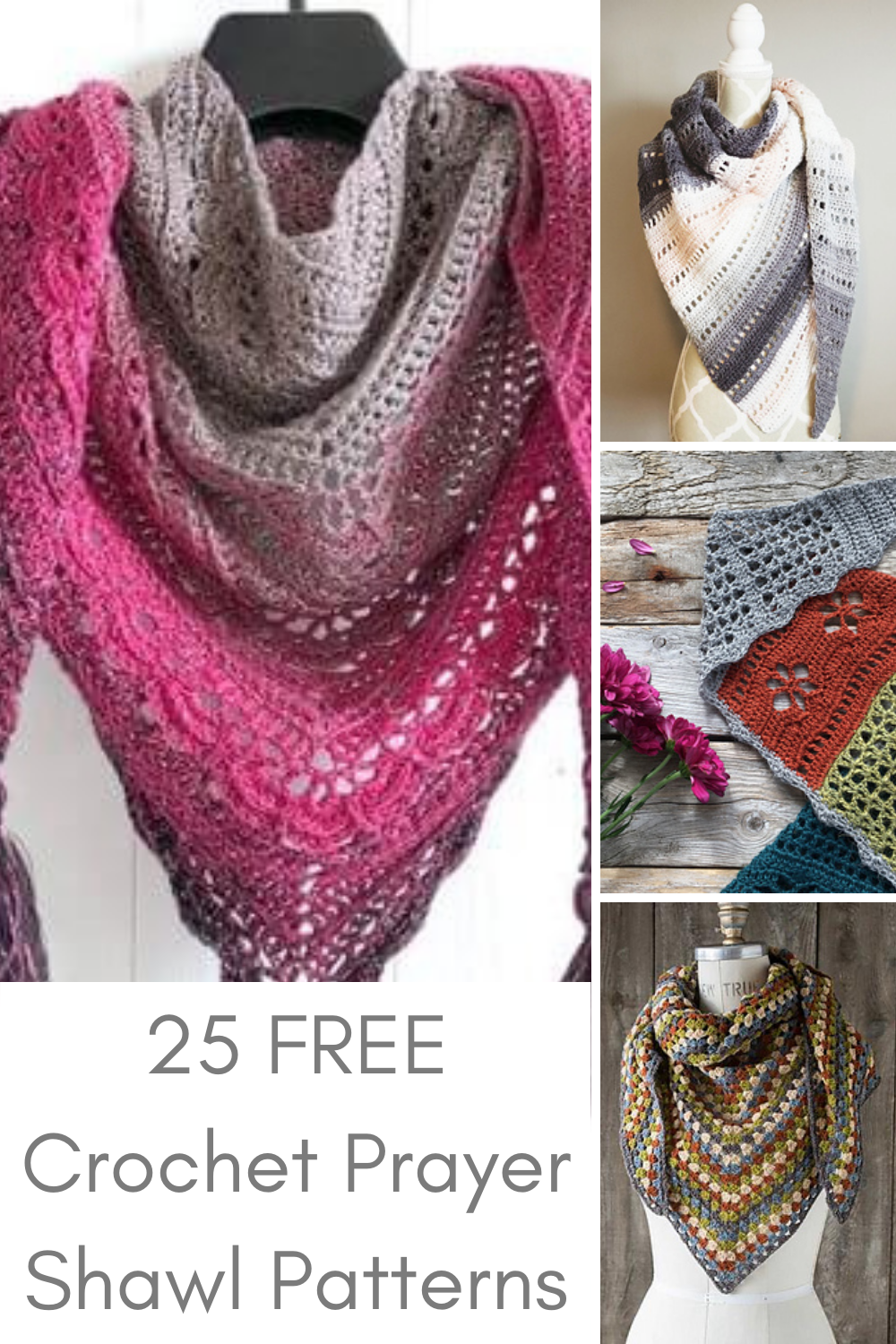 Prayer Shawl Triangle Crochet Patterns