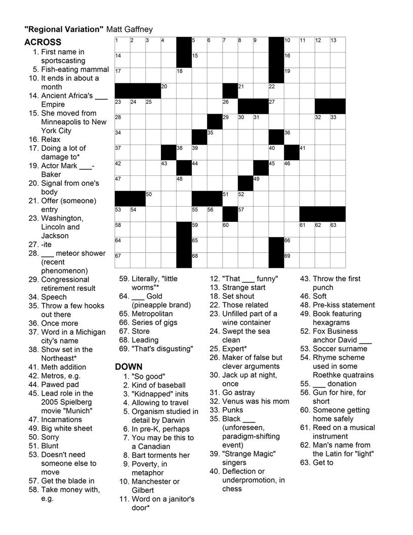 Premier Crossword By Frank A Longo Printable James Crossword Puzzles Premier Crossword By Frank A Longo Printable James Crossword Puzzles