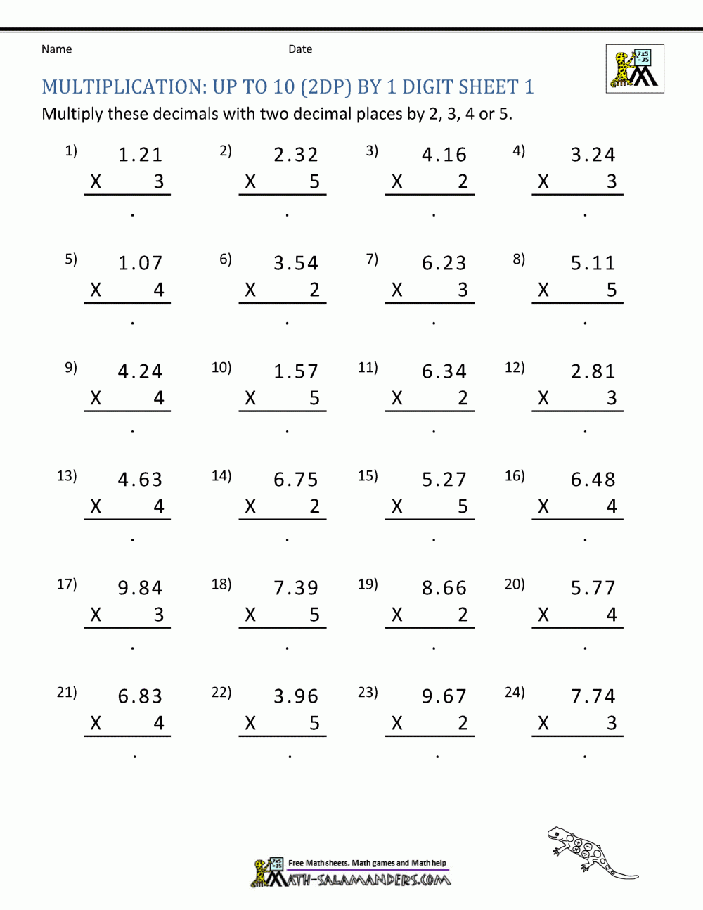 Printable 5Th Grade Worksheets Printable 5Th Grade Worksheets