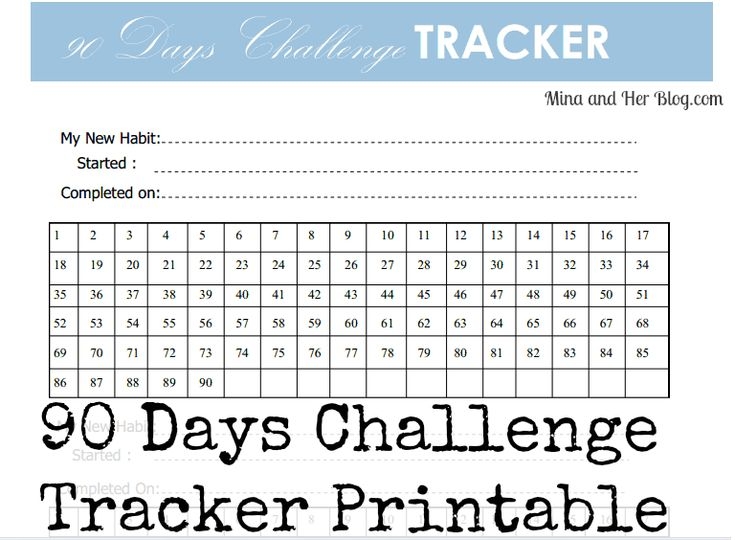 Printable 90 Day Weight Loss Challenge S oldvictheatre