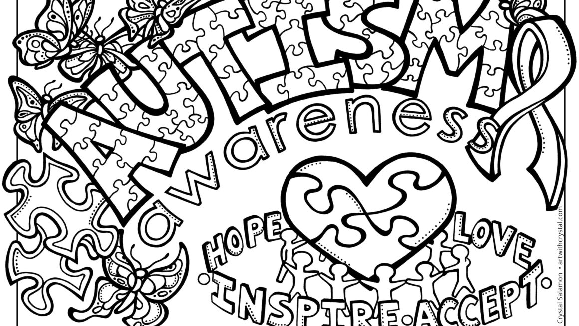 Printable Autism Coloring Page