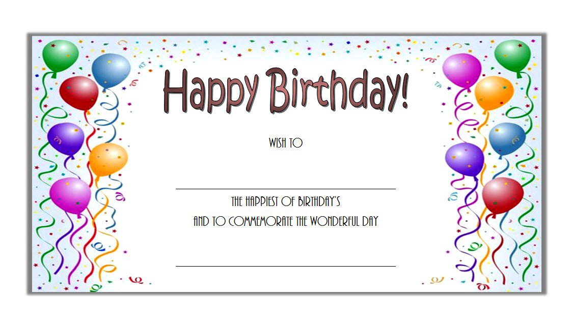 Printable Birthday Certificate Printable Birthday Certificate