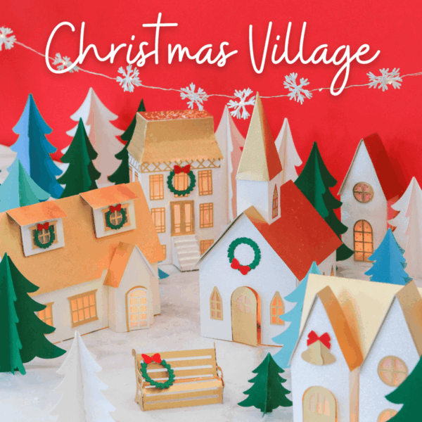Free Printable Christmas Village Template