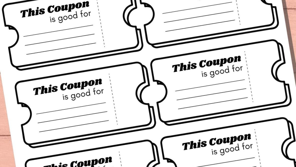 Printable Coupon Template Blank