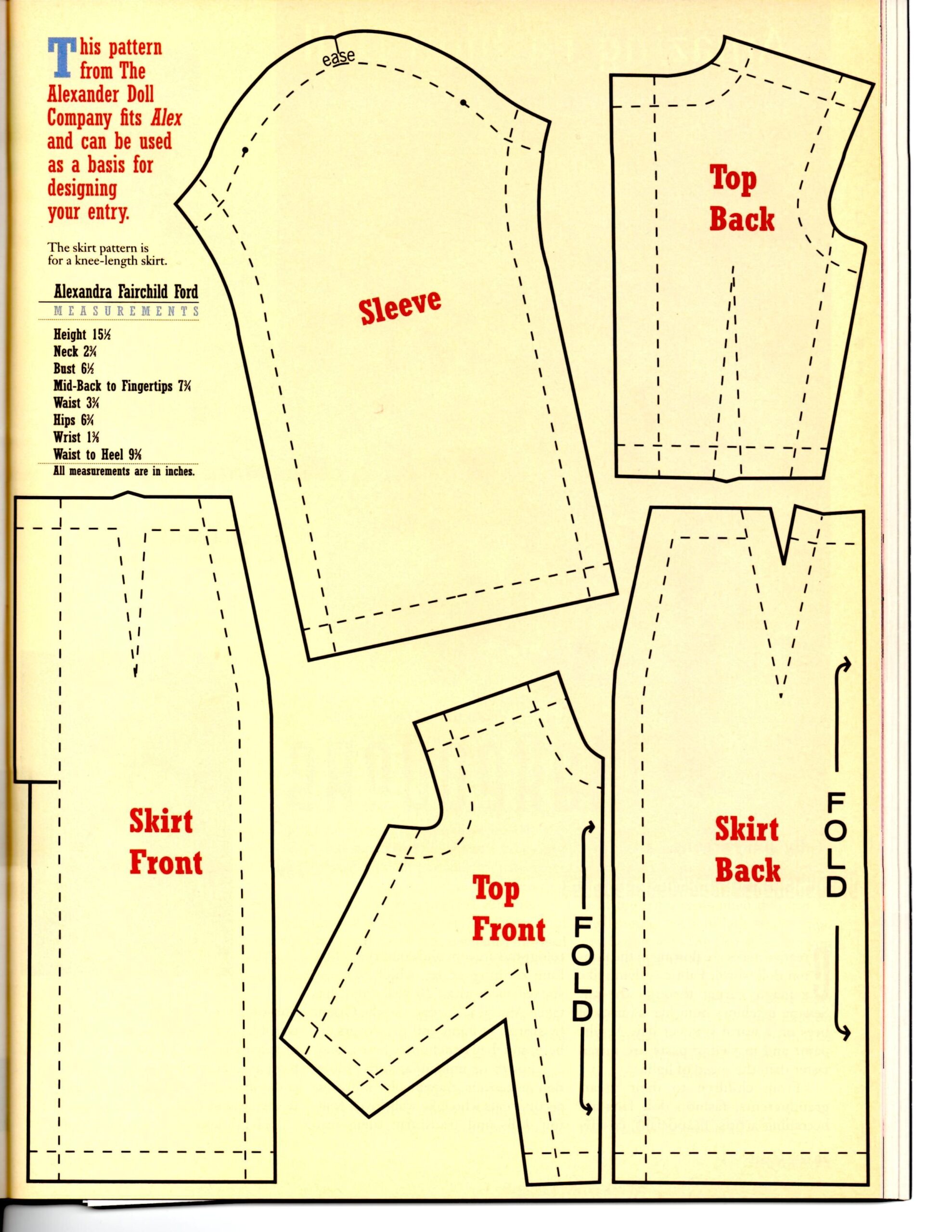 Printable Diy Barbie Clothes Patterns Printable Diy Barbie Clothes Patterns