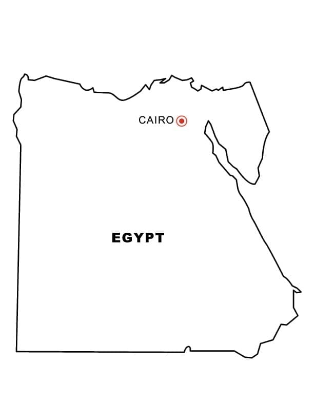 Printable Egypt Map Coloring Page Download Print Or Color Online For  Printable Egypt Map Coloring Page Download Print Or Color Online For
