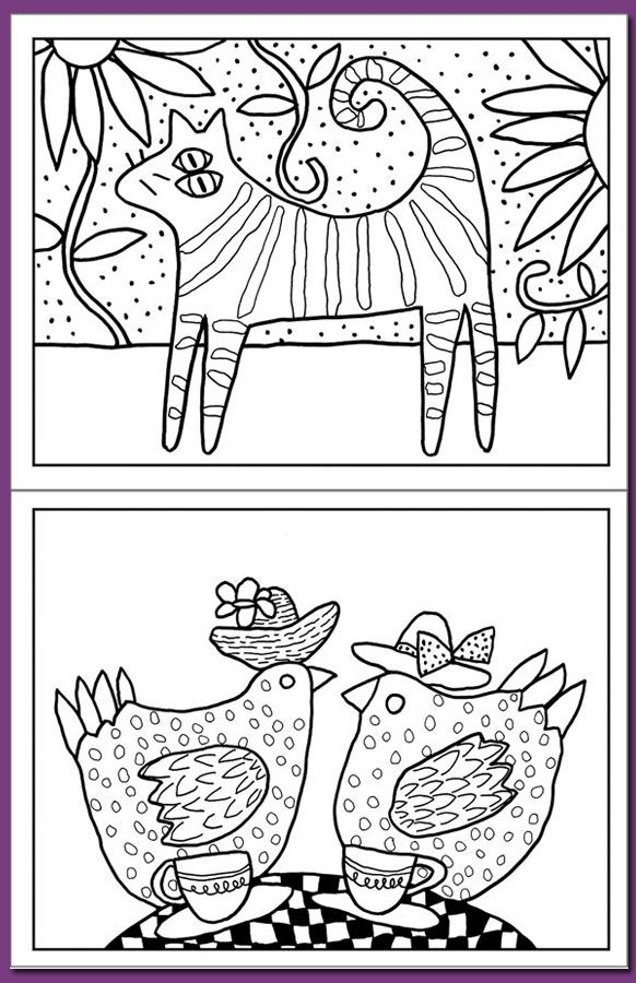 Printable Folk Art Coloring Pages Printable Word Searches Printable Folk Art Coloring Pages Printable Word Searches