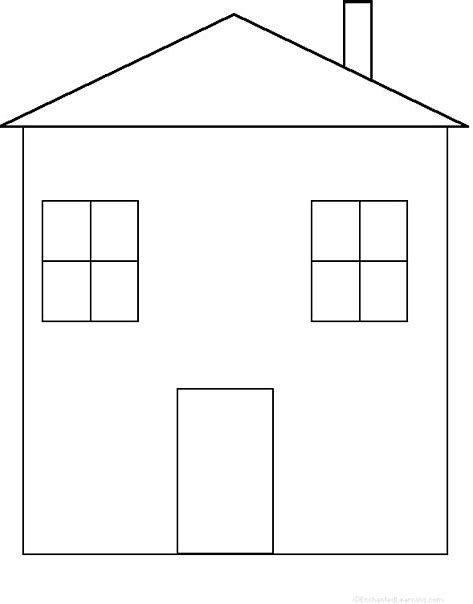 Printable House Templates Worksheets Library