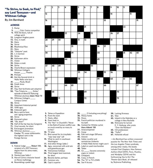 Free Printable La Times Crossword Puzzles For Adults