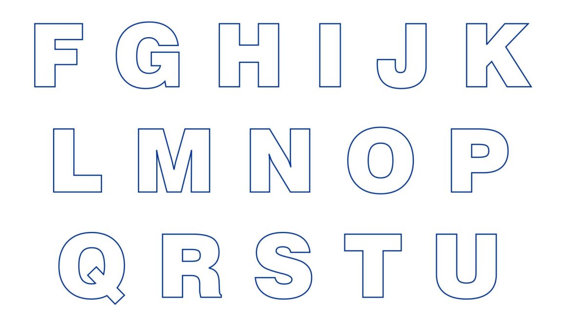 Printable Large Alphabet Letters