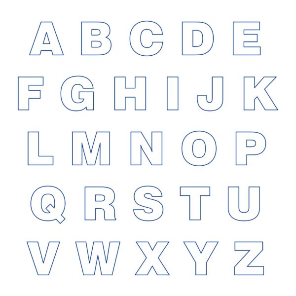 Free Printable Large Alphabet Letters