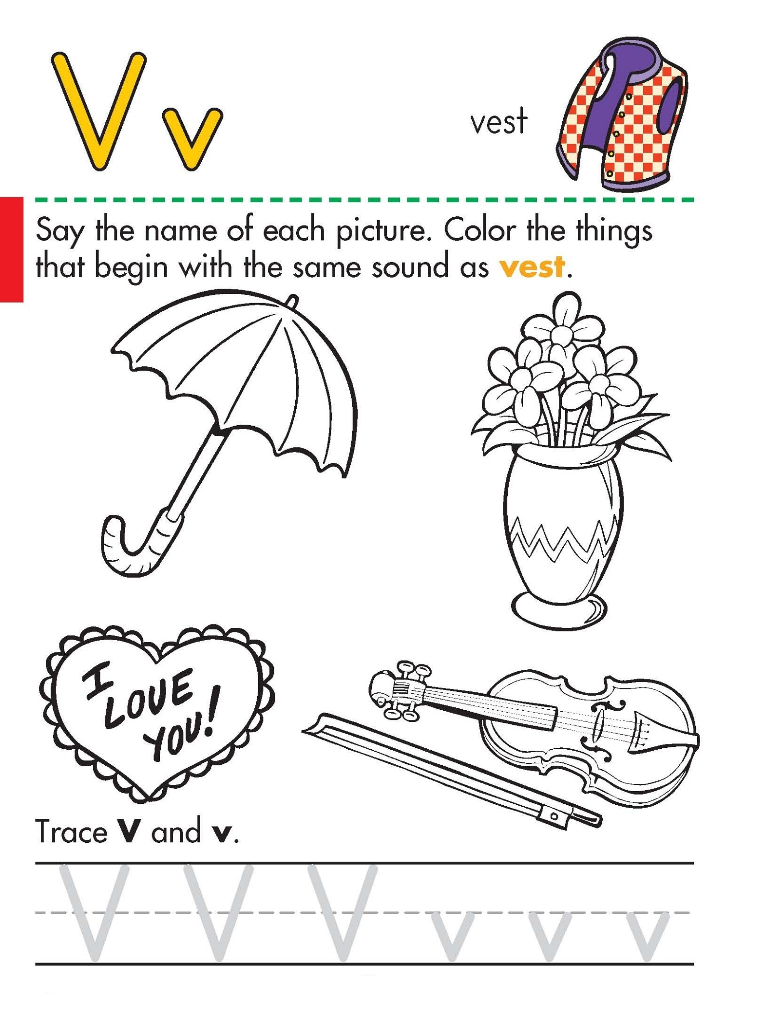 Printable Letter V Worksheets Printable Word Searches