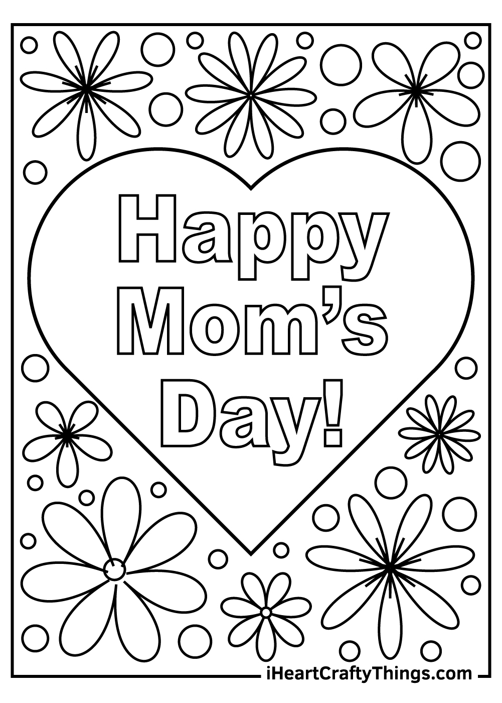 Free Printable Mothers Day Cards To Colour Free Printable Mothers Day Cards To Colour
