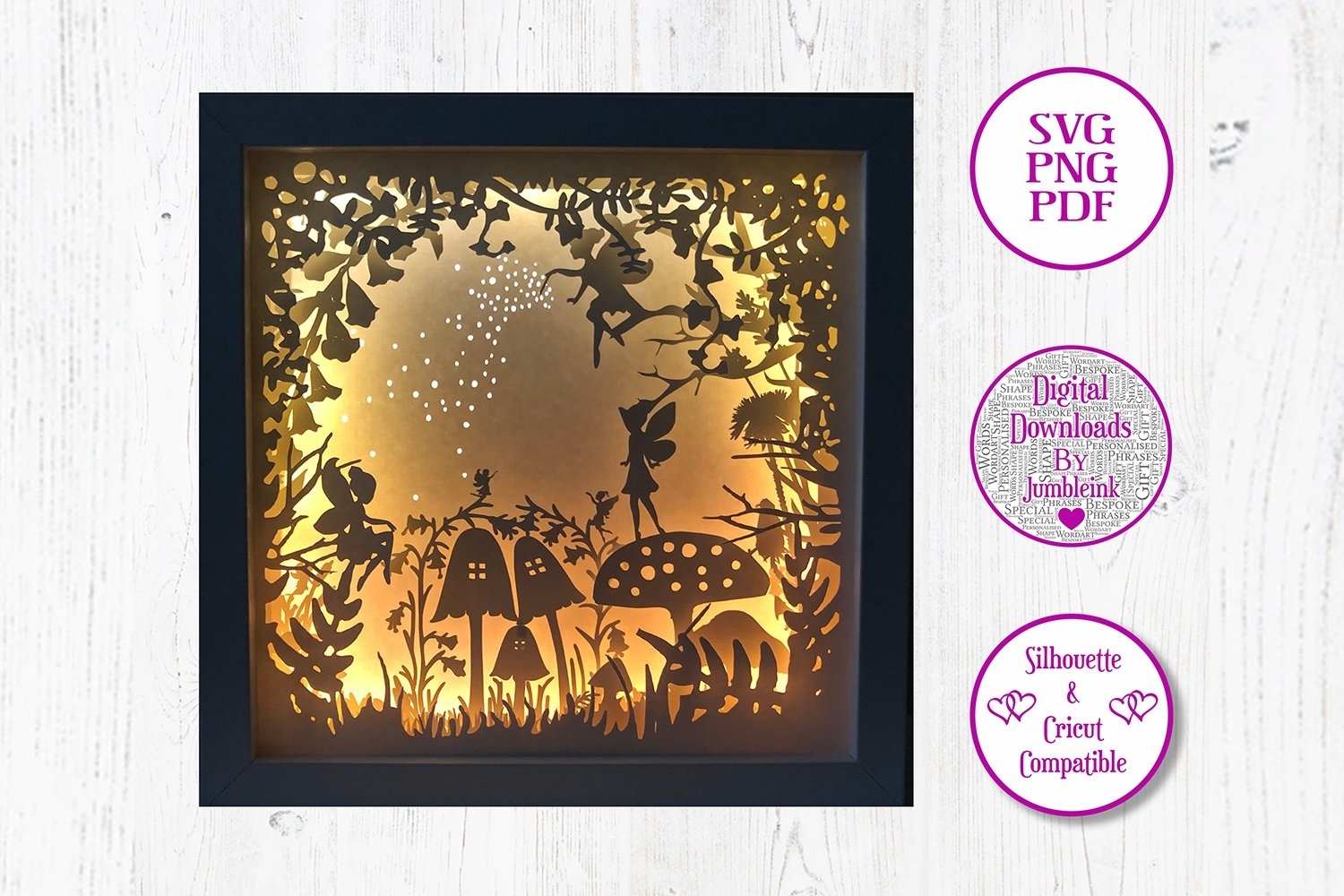 Printable Shadow Box Template
