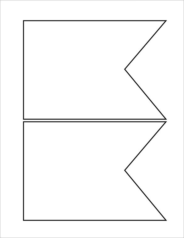 Printable Pennant Banner Template