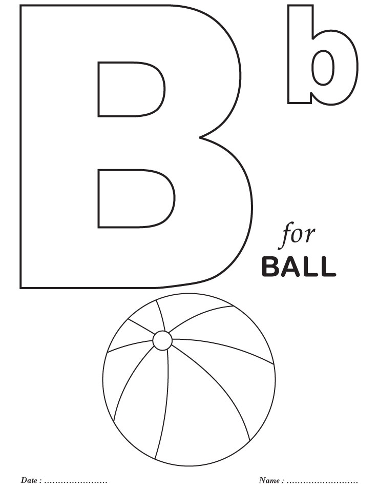 Printables Alphabet B Coloring Sheets Download Free Printables 