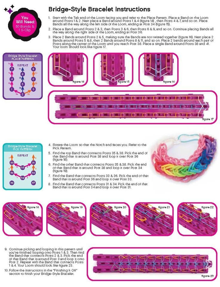 Rainbow Loom Printable Instructions