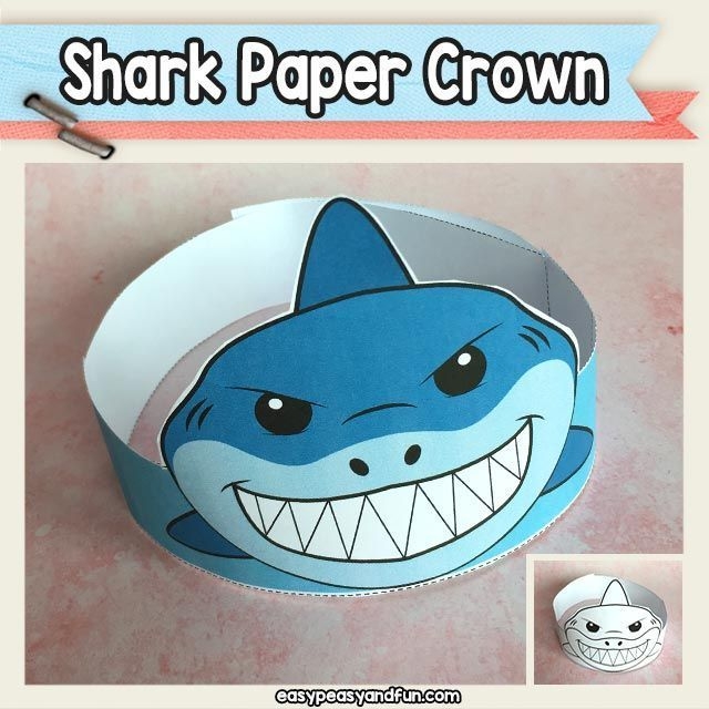 Shark Hat Template Printable Word Searches Shark Hat Template Printable Word Searches