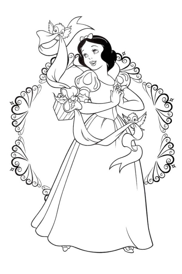 Free Snow White Coloring Pages Printable