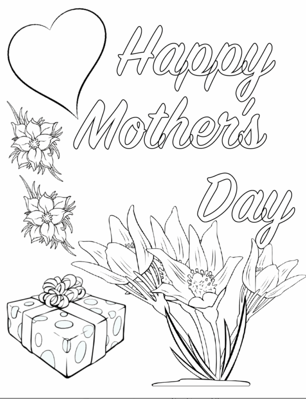 Free Printable Mothers Day Cards To Colour