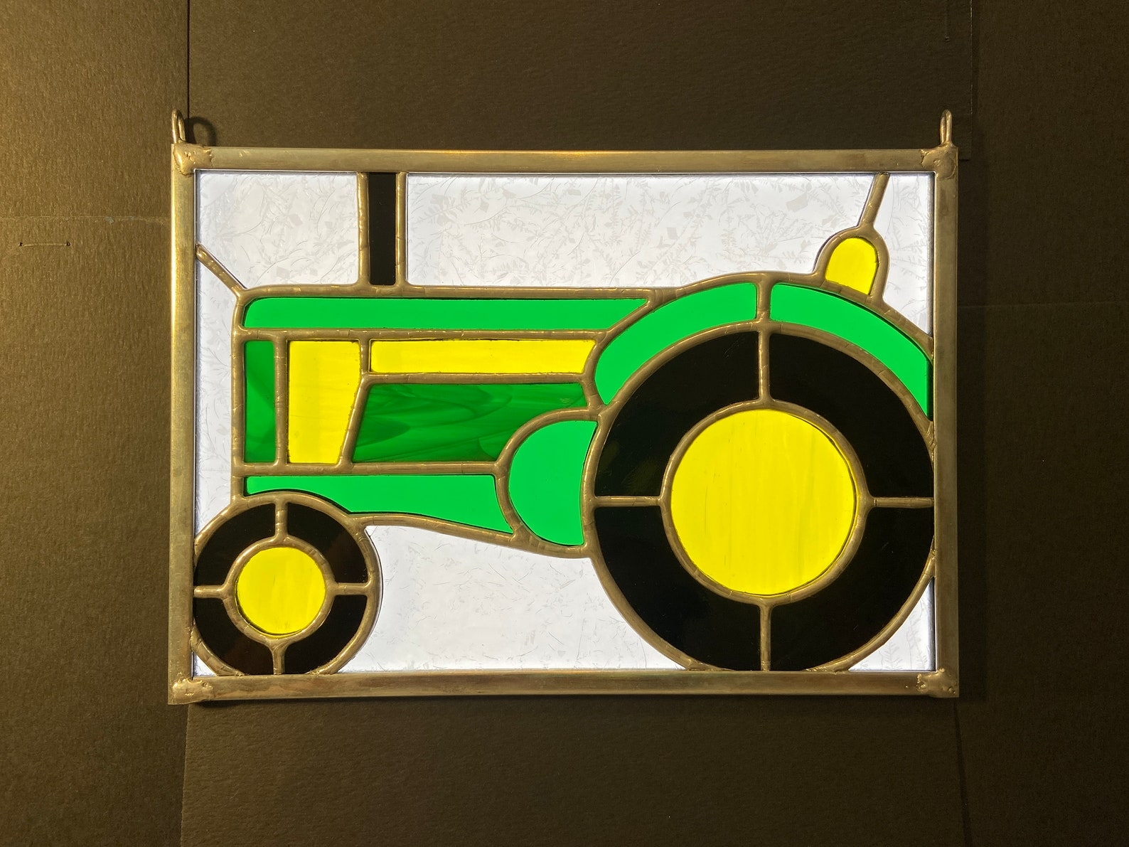 Tractor Stained Glass Pattern 5 5 X 8 Full Scale Etsy Tractor Stained Glass Pattern 5 5 X 8 Full Scale Etsy