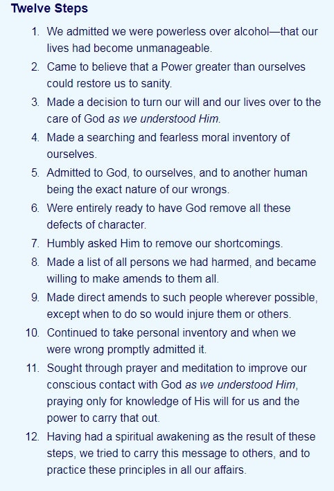 Twelve Steps Of Al anon Twelve Steps Of Al anon