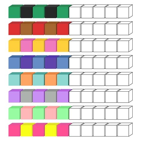 Unifix Cube Pattern Cards Free Printable Worksheets Library