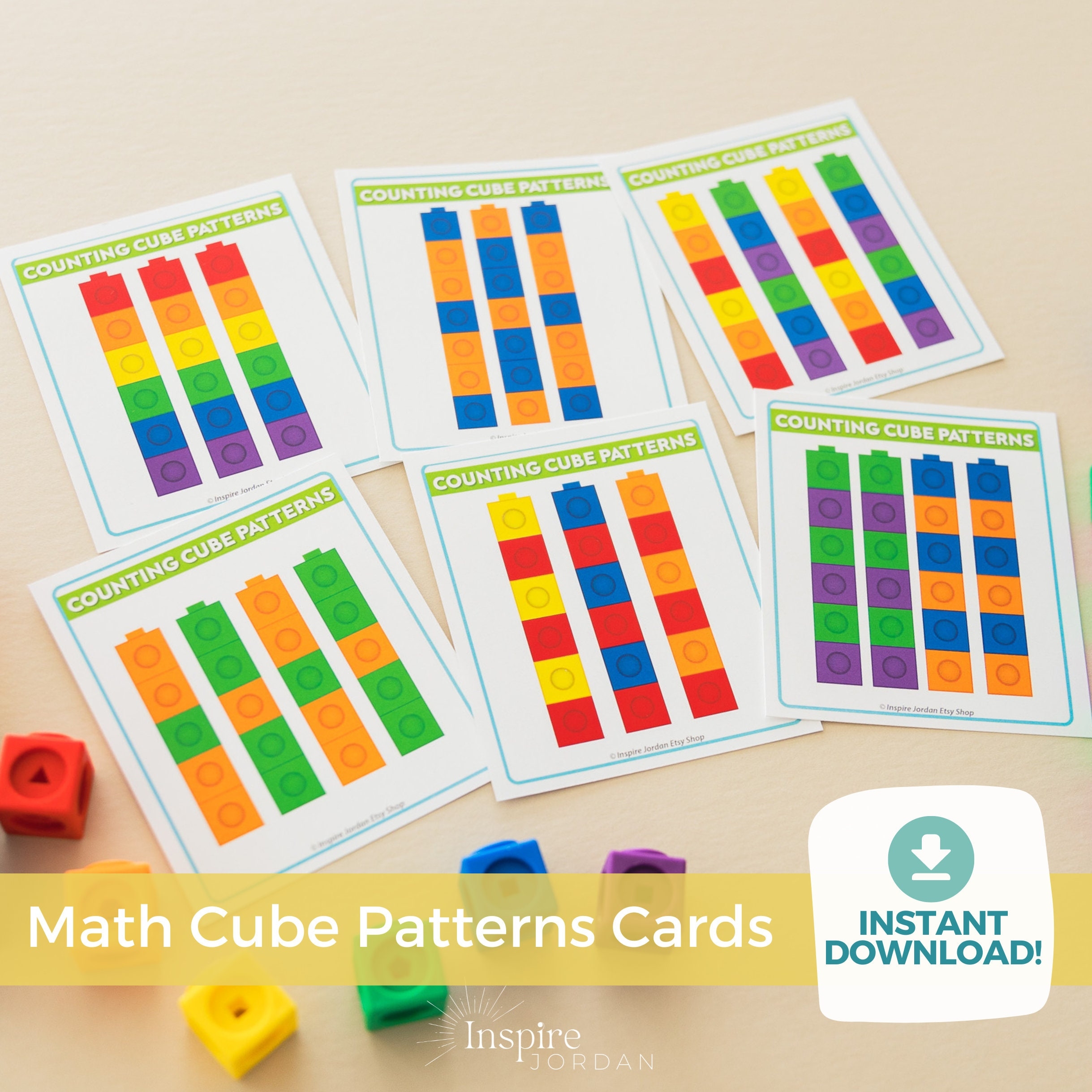 Unifix Cubes Activities Plus Free Printables Unifix Cube 54 OFF