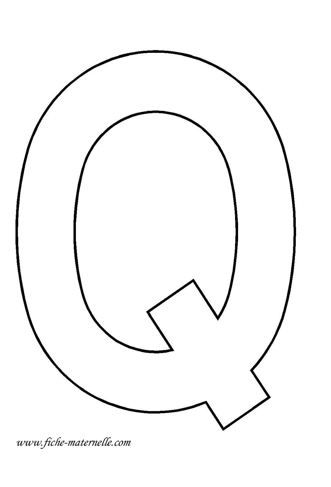 Uppercase Letter Q Template Printable Artofit