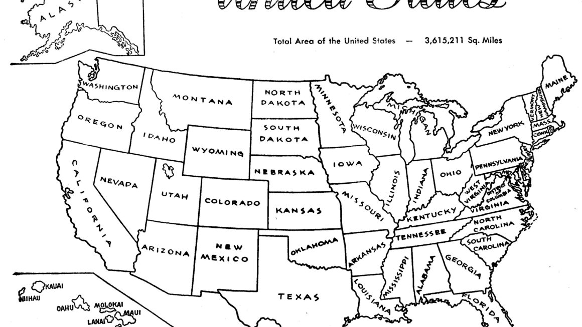 US Map Coloring Pages Best Coloring Pages For Kids