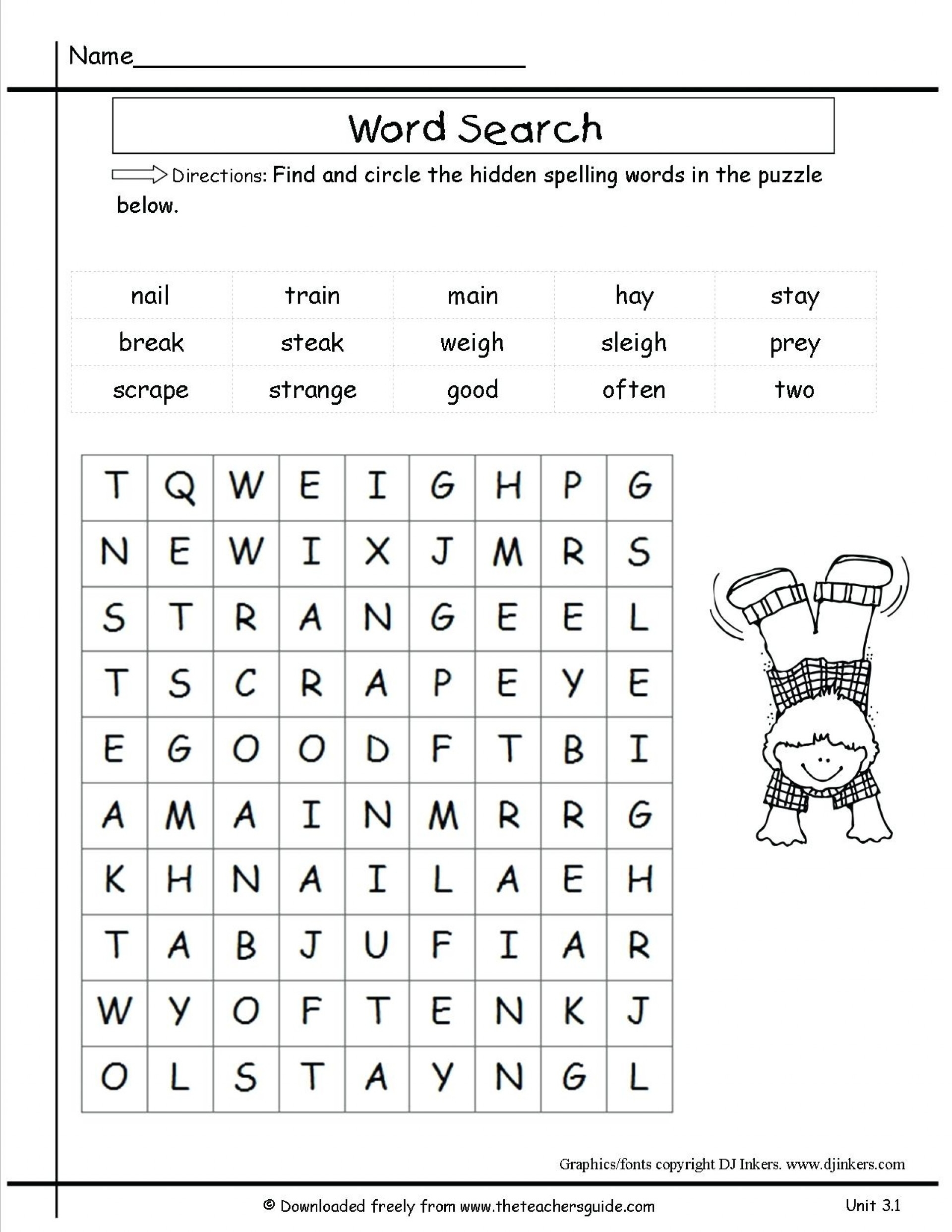 Word Search Maker Printable Free