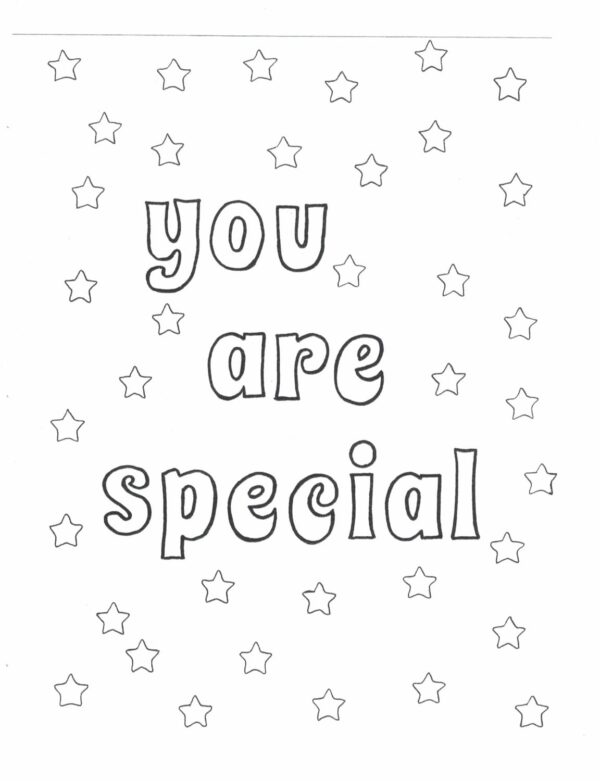 You Are My Person Printable Coloring Page