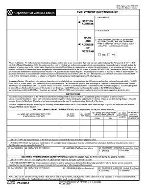 2011 2018 Form VA 21 4140 1 Fill Online Printable Fillable Blank 2011 2018 Form VA 21 4140 1 Fill Online Printable Fillable Blank
