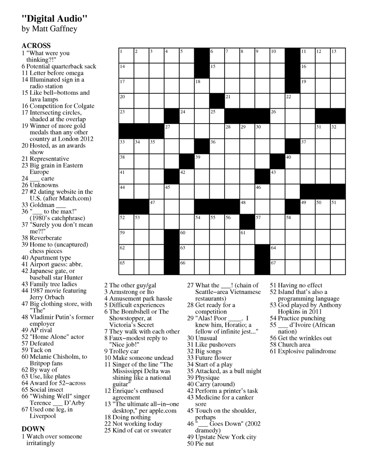 7 Free Daily Printable Crossword Puzzles James Crossword Puzzles 7 Free Daily Printable Crossword Puzzles James Crossword Puzzles