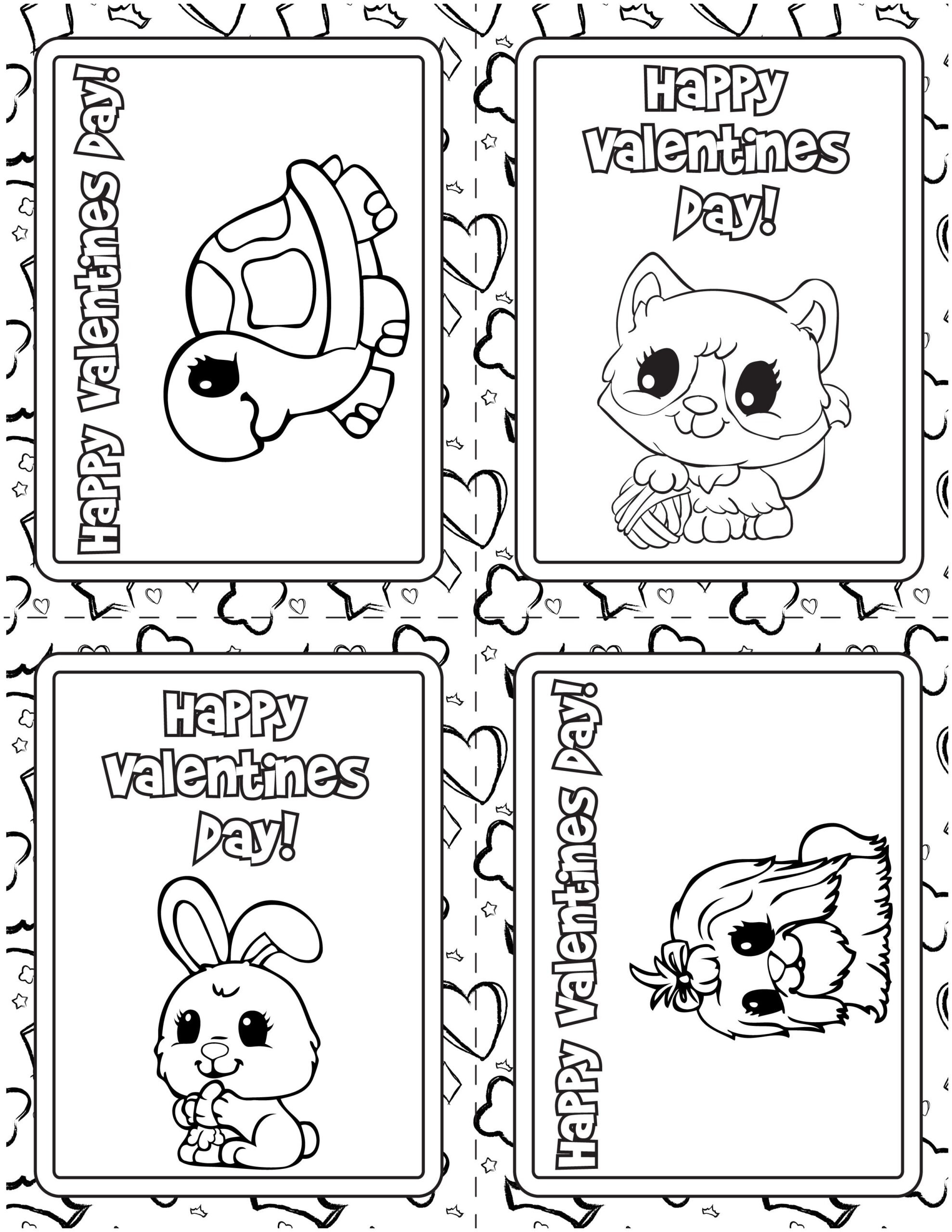 Coloring Page Printable Valentines Day Cards To Color Coloring Page Printable Valentines Day Cards To Color