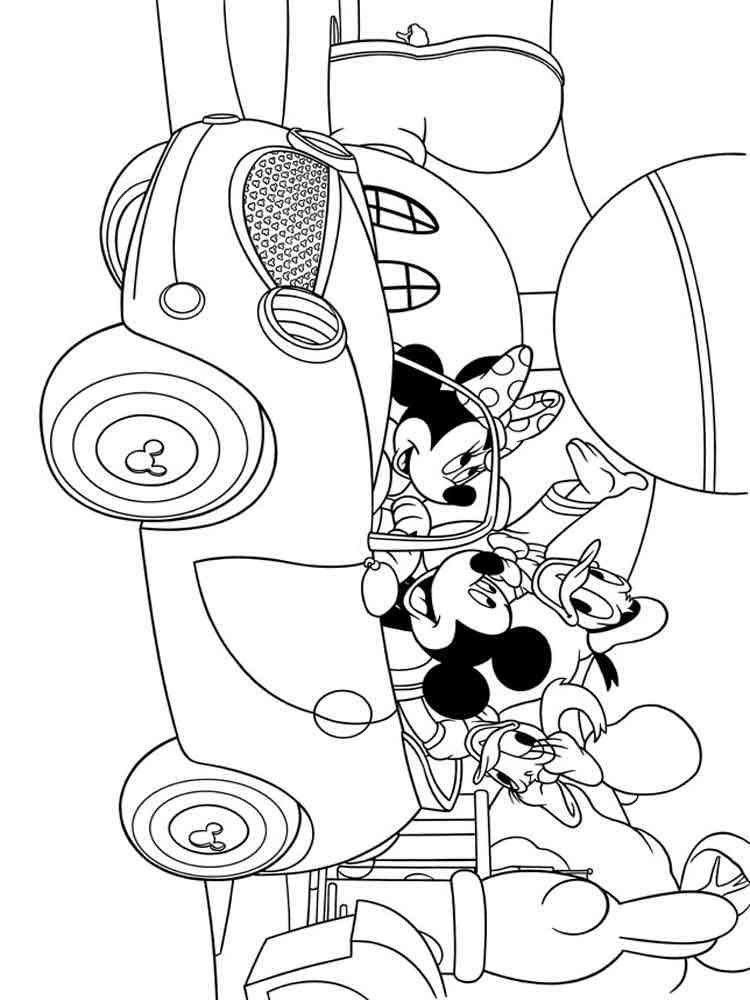Mickey Mouse Clubhouse Coloring Pages Mickey Mouse Clubhouse Coloring Pages