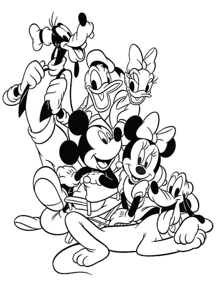 Mickey Mouse Clubhouse Coloring Pages Mickey Mouse Clubhouse Coloring Pages