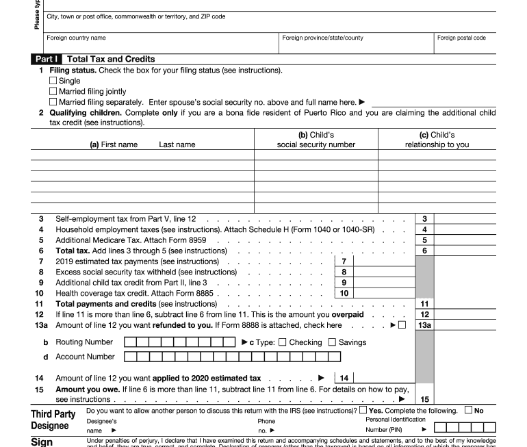 Printable 1040 Forms And Instructions Printable Form 2024