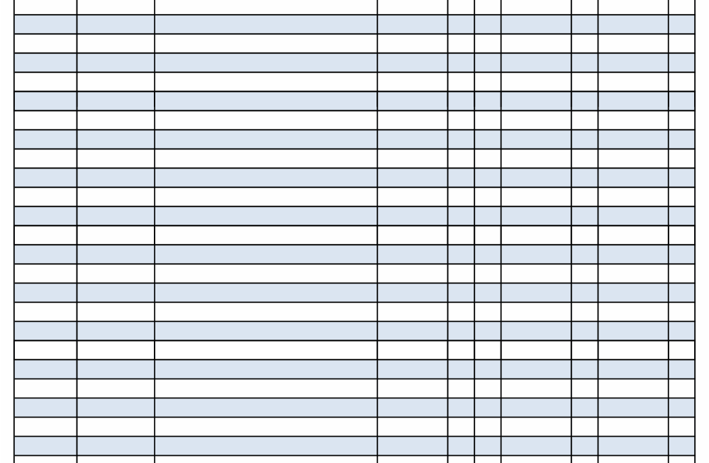 Printable Checkbook Register