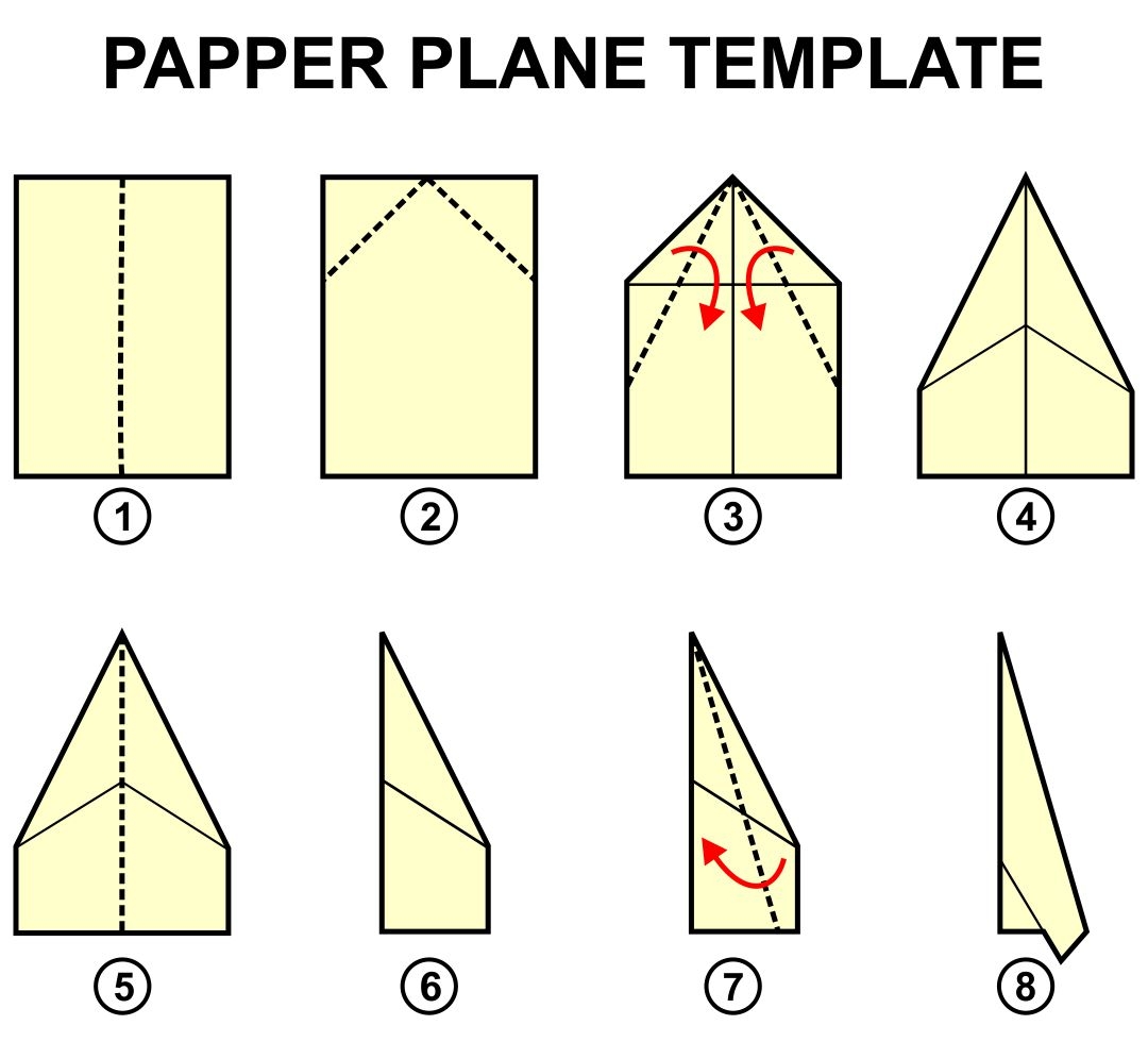 Printable Paper Airplane Templates Printable JD Printable Paper Airplane Templates Printable JD